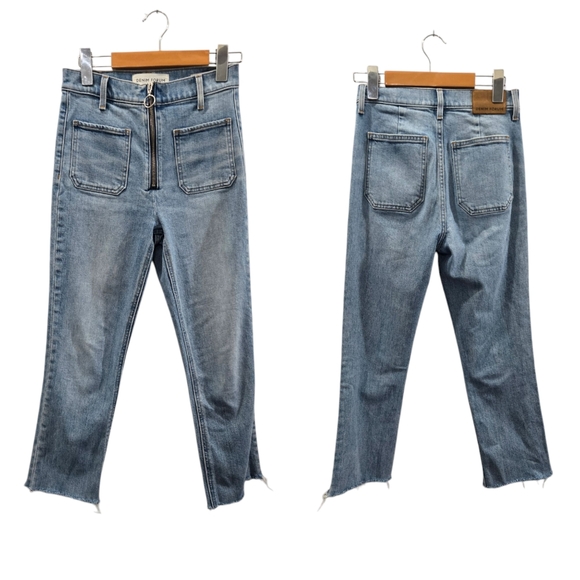 Denim Forum Blue Cropped Jeans - Picture 8 of 9